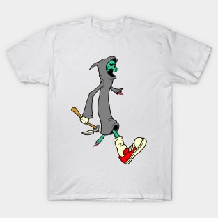 grim reaper zombie cartoon T-Shirt